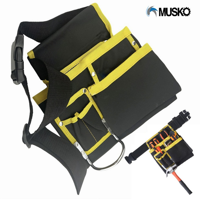 작업 벨트 머스코 허리 공구주머니 FQBT26F 공구 툴벨트 M, 1개