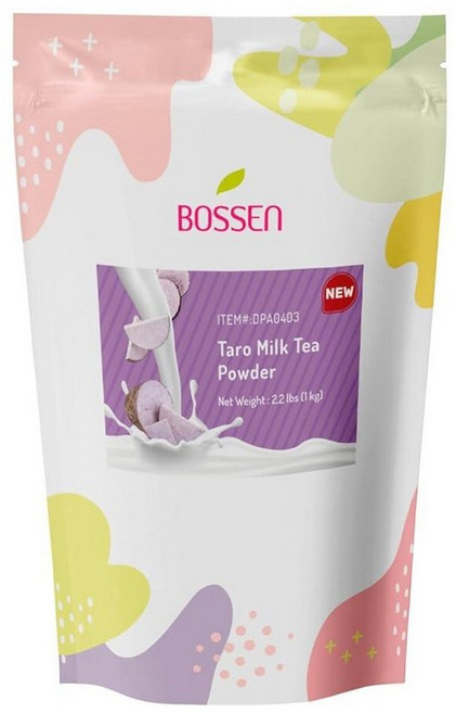 Bossen Bubble Tea 올인원 파우더 믹스(타로) 227525, Taro