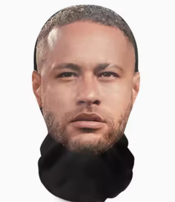 칸예마스크 캐릭터가면 복면마스크 가면 쓸데없는선물 칸예복면, 네이마르, 1개