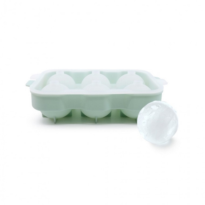 파미레 실리콘 원형 아이스볼(민트6구) 얼음틀, 민트, 1개