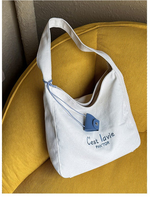 캐쥬얼 패션 캔버스 숄더 토트백