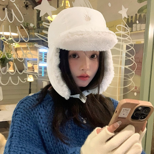 빅무드 윈터 뽀글이 귀달이모자 겨울 방한 남녀공용 군밤모자 방한모자