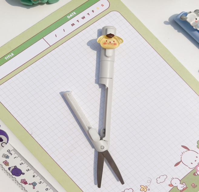 커터가위 펜타입 휴대가위 택배가위 칼, 커터가위 그레이