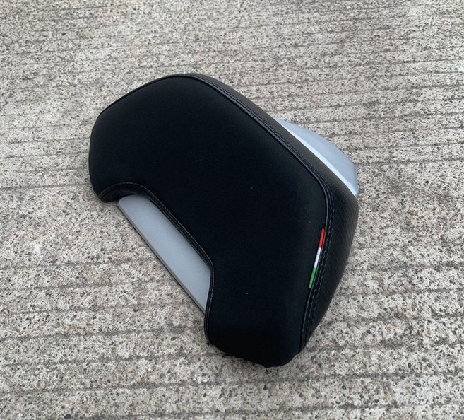 오토바이등받이 쿠션 허리받침 안장 시트 등받이 배달 커스텀 후면 허리받침대 받침대 등, 천공 실버, PCX NMAX