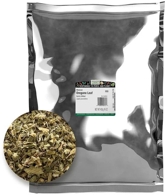 Frontier Co-Op 멕시코 오레가노 잎 - 잘라서 체로 걸러낸 것 Mexican Oregano Leaves - Cut and Sifted, 1개, 453g - 쿠팡