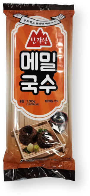신갈산 메밀국수, 1kg, 2개