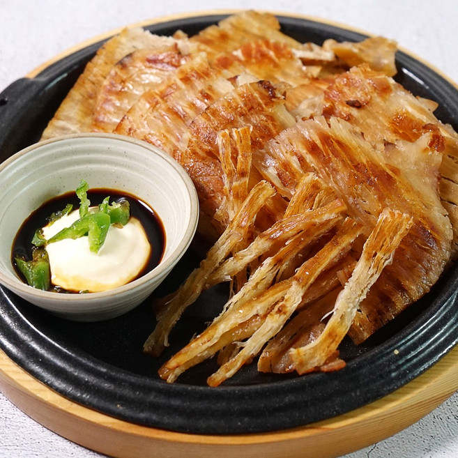 전기구이 몸통오징어 말랑촉촉 버터구이 오징어간식 맥주안주 7미내외, 1개, 150g