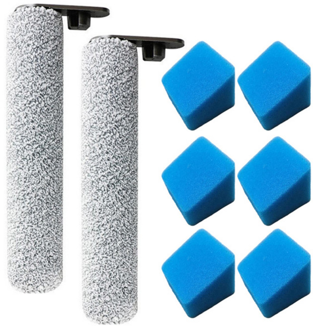 카본브러쉬 JONR ED12 Pro 무선 진공 청소기용 효율적인 롤러 브러시 필터(보푸라기 교체 부품 포함), 01 B, 01 CHINA, 1개