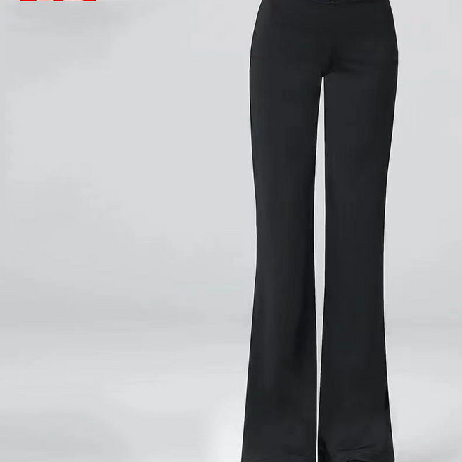 FANSYLI 여성 무용바지 사계절 모달 일자 나팔바지 패션 스판 라틴 무용바지 공연 무용바지 W2507J04