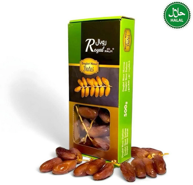 Tunisian Nour Deglet Dates 튀니지산 누르 데글렛 데이트대추 야자, 1개, 1kg