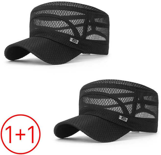 +1 하나더 벌집특수망사 프리미엄 페브릭메쉬 아웃도어 등산 모자 볼캡 이글 망사 군모