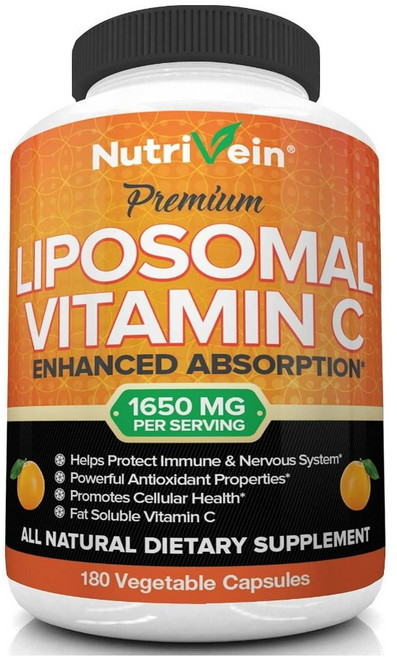 뉴트리베인 리포조말 비타민 C 1650mg 캡슐 180정, 1개