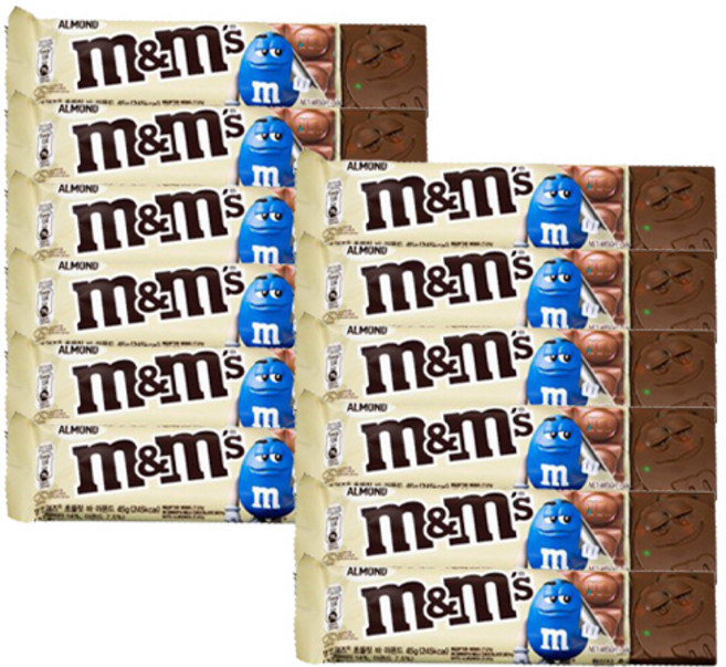 엠앤엠즈 블럭 아몬드, 45g, 48개