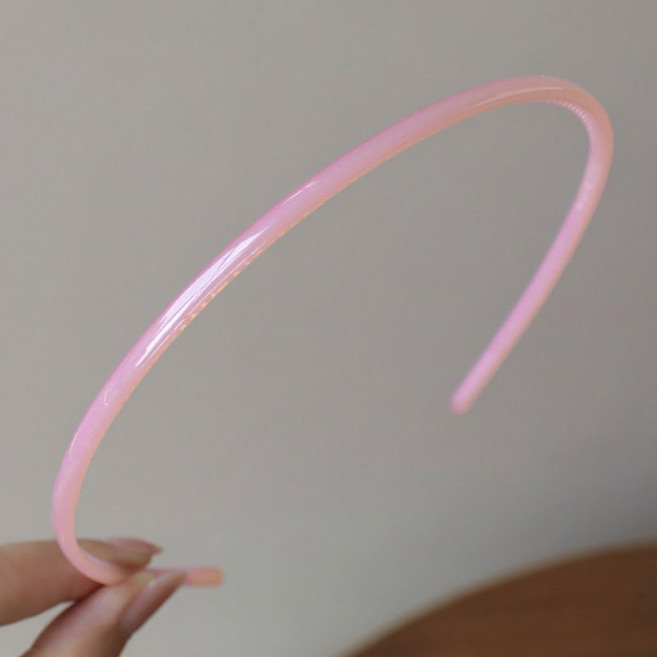 소우샵 반투명 얇은 머리띠 고급 심플 머리띠