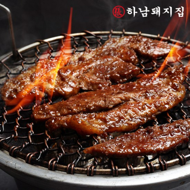 하남돼지집 양념 목전지 구이, 2개, 500g