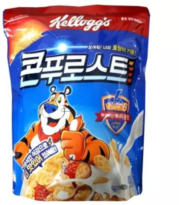 켈로그 콘푸로스트 600gx6개(반박스)+키링2종, 1세트, 600g