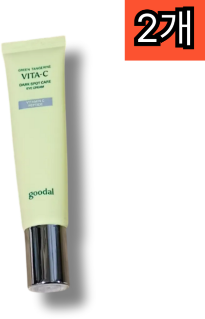 구달 청귤 비타C 잡티케어 아이크림 튜브형 눈가잔주름 눈주변잡티고민 피부탄력, 30ml, 2개