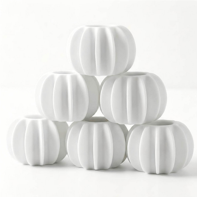 실리콘 세탁볼 대형사이즈 구김 엉킴 방지 두드림 통돌이 드럼세탁기 겸용 6P, 화이트 6P, 1세트