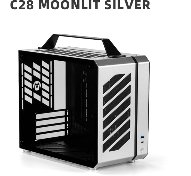 Mechanic Master C28 Pulse ITX/MATX Full Tower 240/280 Water-Cooler Portable Mini Computer Case, 1개