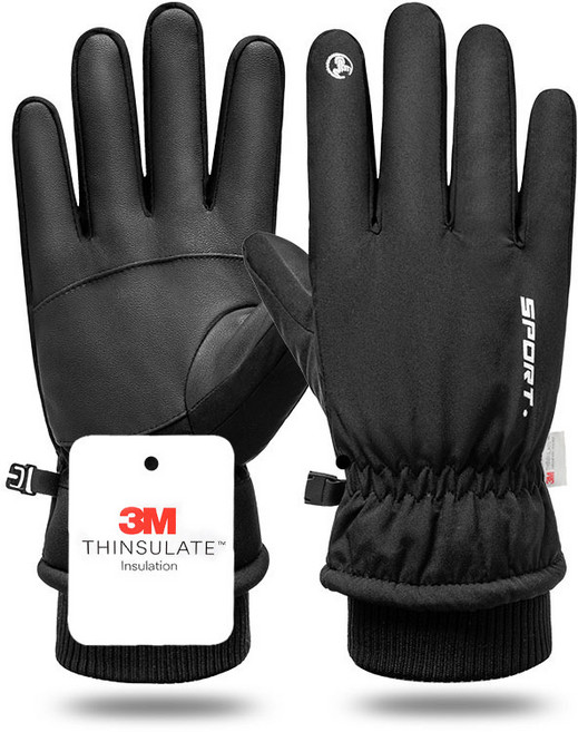 UPPERCUT 방한장갑 스키보드장갑 아웃도어 겨울장갑 남녀공용, 1개