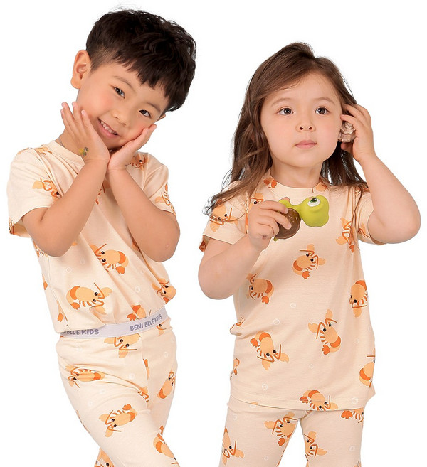 베니블루키즈 바다가재 모달내의 SET_BK22UN119