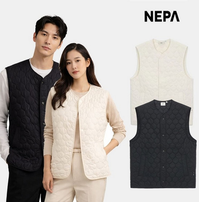 [백화점 정품] 네파 [택가 149 000] 공용 퓨레 라이트 패딩 베스트 넥리스7LC1460