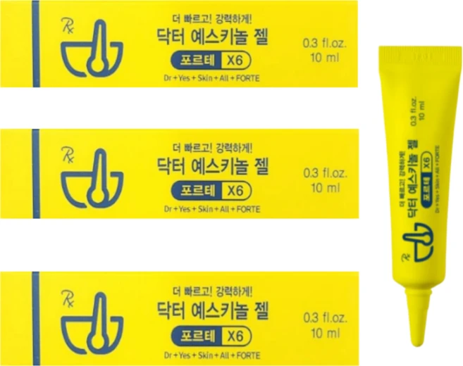 닥터 예스키놀 젤 포르테, 3개, 10ml - 쿠팡