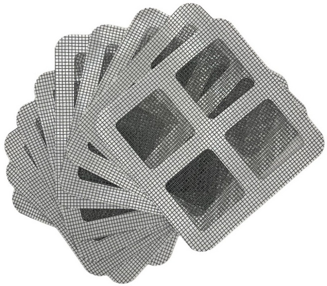 알찬마켓 찢어진 방충망 보수 스티커 10p 모기 파리 차단 방충망 패치, 1개