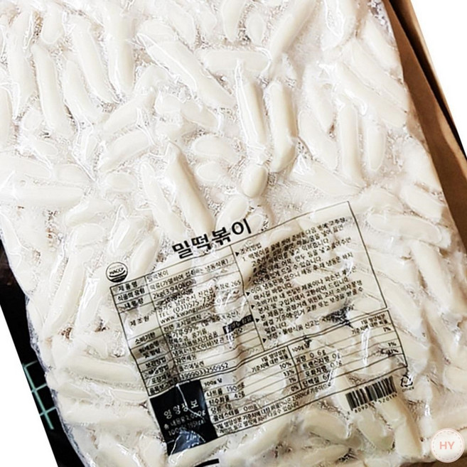 JC 광진식품 냉동 밀떡볶이떡 2kg x 5입 밀떡뽁이떡 떡볶어떡 밀가루떡볶이