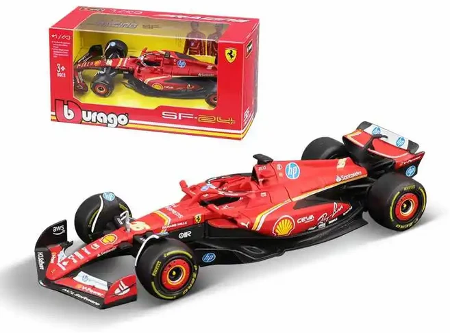 부라고 1:43 2025 메르세데스 AMG RB21 레드불 맥라렌 F1 레이싱 포뮬러 자동차 스태틱 다이캐스트 합금, 22 2024 SF24-16