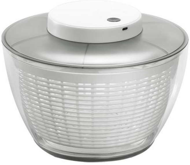 전동야채탈수기 자동 물기빼기 스텐 스피너 채소, 고급 그레이 4.75L, 1개