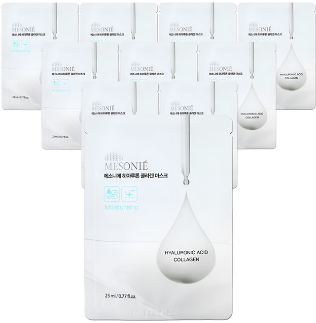메소니에 히알루론 콜라겐 마스크팩 23ml, 100개, 1개입