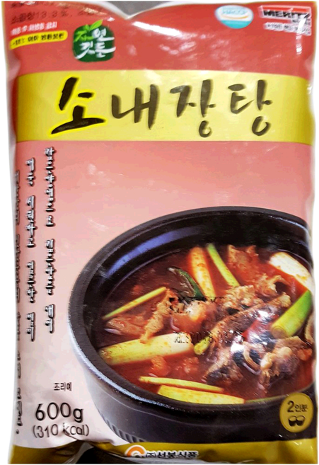 선봉식품 선봉 소 내장탕 600gx8업소용 식자재 식당용 단체 급식용 식재료 대용량, 600g, 8개