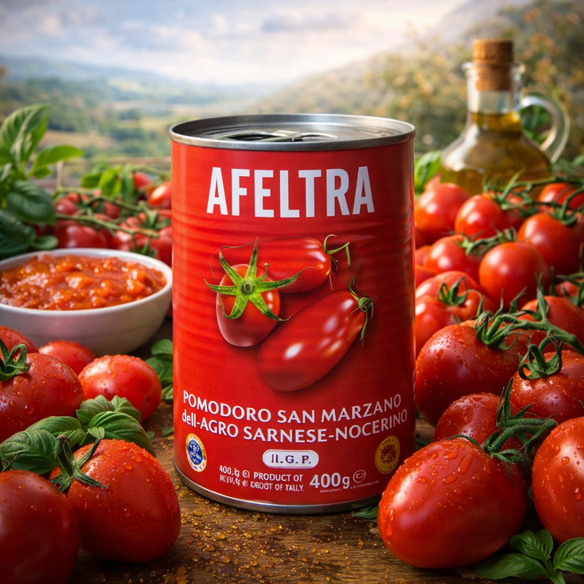 (아펠트라)산 마르자노 토마토 홀400g 산 마자노 토마토, 400g, 1개