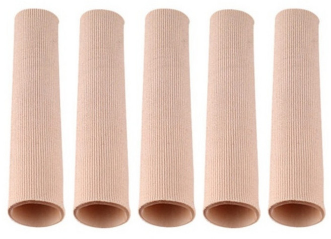 잘라쓰는 손가락 보호대 5개 실리콘 밴드 튜브 발가락 마디 골무 핑거 슬리브 손톱보호