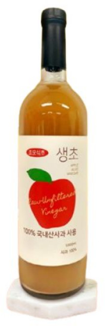 [생생초] 초모식초 생초 사과 1000ml 1개