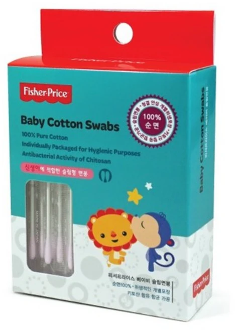 피셔프라이스 베이비 슬림면봉 개별포장 G, 1개, 70개입 - 쿠팡