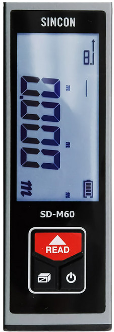신콘공식대리점 SD-M60 디지털 레이저 거리 측정기 전자식 레이져 디지털 줄자 60M, 1개