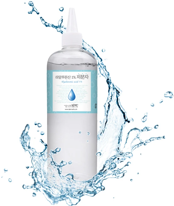 히알루론산 1% 원액 저분자 수용액 500ml 히알루론산원액 만능크림, 1개 - 쿠팡