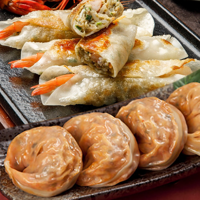 산동 김치왕만두1.4kg + 통새우만두 450g, 1개, 1.85kg
