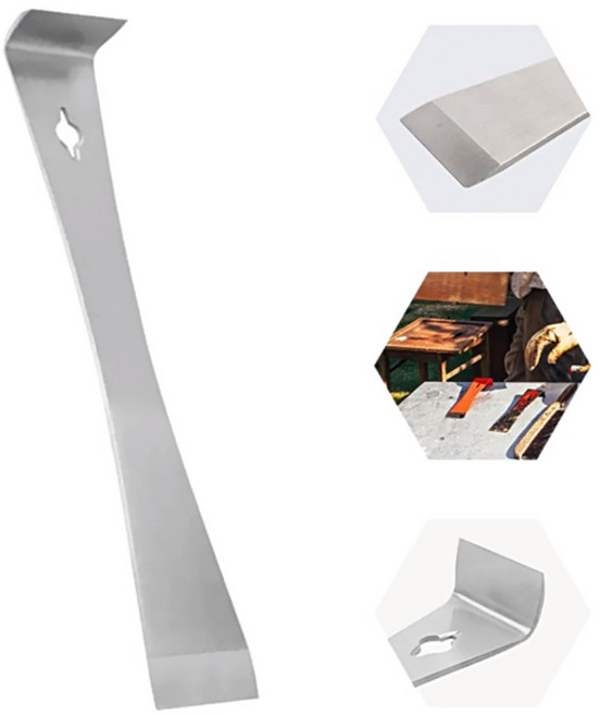 칼 양봉 고급 스티커제거 스텐 주걱 도시 꿀벌 밀도 스테인레스 내검 스크래퍼 껌칼 공구 헤라 스텐헤라 스크레퍼 스크래퍼칼 다용도 제거 용품 도구 해라 채밀기 긁기 빠데, A 소형, 1개