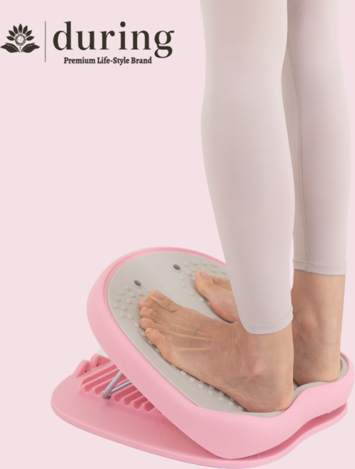 during 레그 릴렉서 종아리 스트레칭 보드, 핑크
