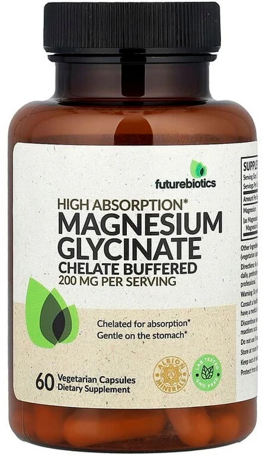 퓨처바이오틱스 Futurebiotics 글리신산마그네슘 베지 캡슐 60정캡슐 1정당 100mg126661원산지:기타, 1개 - 쿠팡