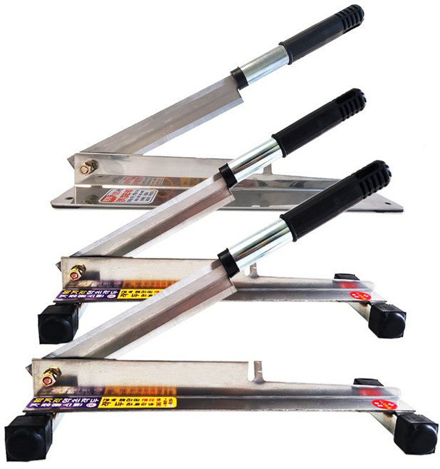 덕진 국산 스텐작두 약초 떡 작두 커터, 1개