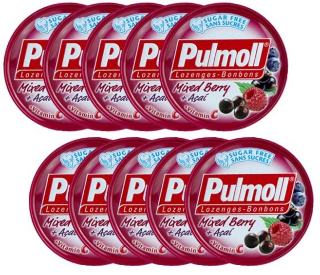 펄몰 믹스베리 아사이 캔디, 10개, 45g