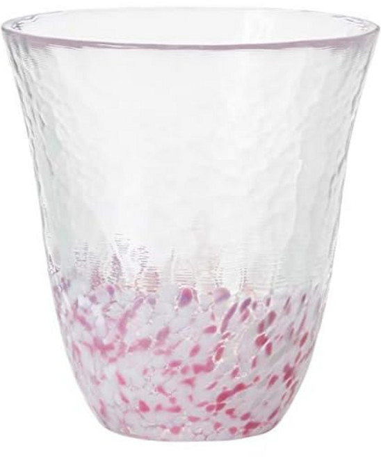 아데리아ADERIA쓰가루비드로 사쿠라 사쿠라 텀블러 핑크 320ml 선물용 상자 포장 일제 유리잔 하이볼 컵 결혼 축하 맥주 유리 사케 생일 환갑 퇴직 위스키 아버지 기념일 아내 F79438, 1개