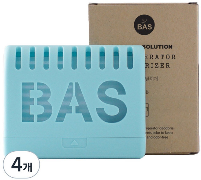 BAS 냉장고 탈취제 본품, 20g, 4개
