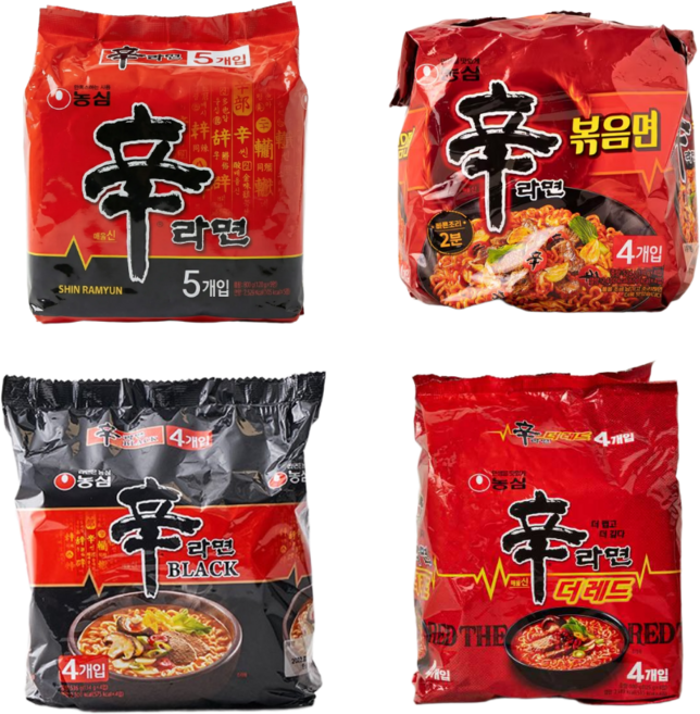 신라면 세트 신라면5 + 신라면볶음면 4 + 신라면블랙4 + 신라면더레드4
