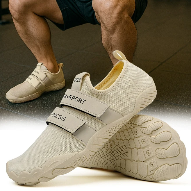 스토리원 SH-SPH076 인도어 크로스핏 피트니스 헬스운동화 역도화, 1개, 베이지 - 쿠팡