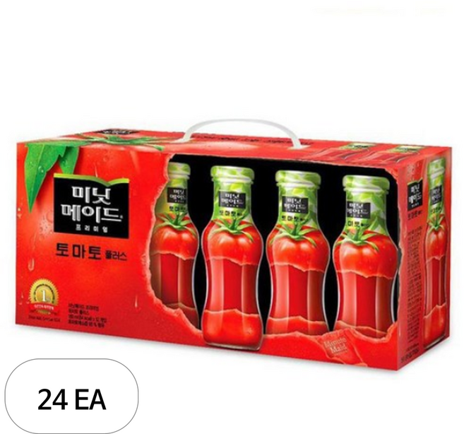 미닛메이드 토마토 180ml 세트, 24개